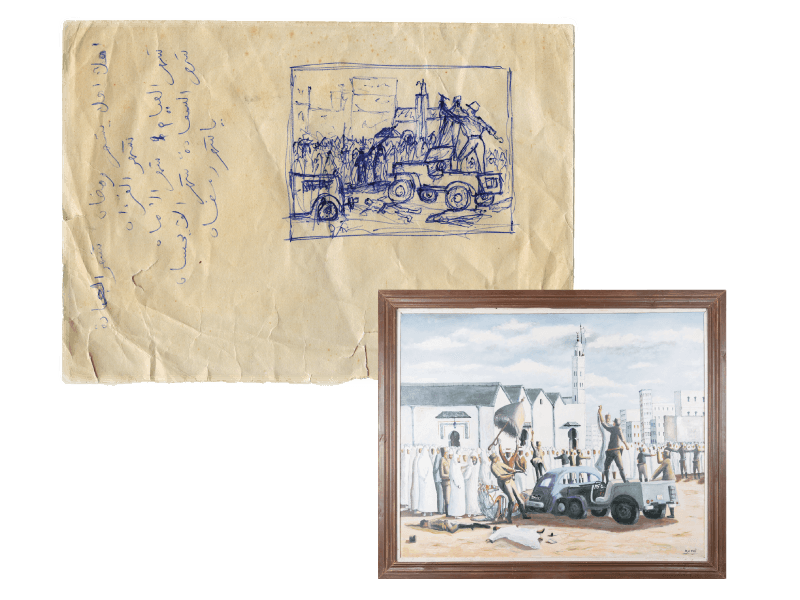 croquis Ben Arafa